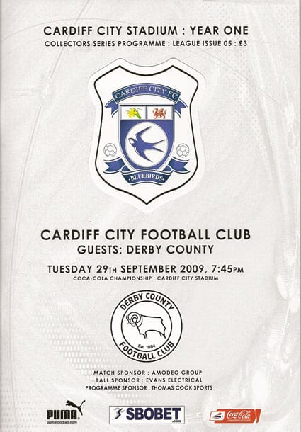 Cardiff City FC v Derby County FC